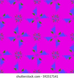 Abstract geometric colorful seamless pattern for background. Decorative backdrop can be used for wallpaper, pattern fills, web page background, surface textures. Old vintage retro energy pattern.
