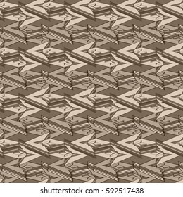 Abstract geometric colorful seamless pattern for background. Decorative backdrop can be used for wallpaper, pattern fills, web page background, surface textures. Old vintage retro energy pattern.