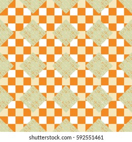 Abstract geometric colorful seamless pattern for background. Decorative backdrop can be used for wallpaper, pattern fills, web page background, surface textures. Old vintage retro energy pattern.