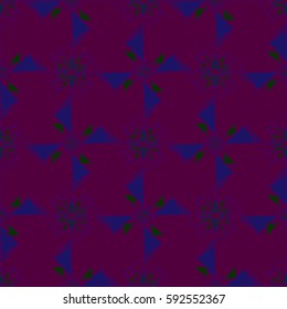 Abstract geometric colorful seamless pattern for background. Decorative backdrop can be used for wallpaper, pattern fills, web page background, surface textures. Old vintage retro energy pattern.
