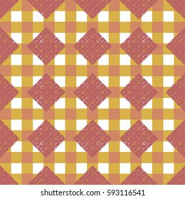 Abstract geometric colorful seamless pattern for background. Decorative backdrop can be used for wallpaper, pattern fills, web page background, surface textures. Old vintage retro energy pattern.