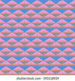 Abstract geometric colorful seamless pattern for background. Decorative backdrop can be used for wallpaper, pattern fills, web page background, surface textures. Old vintage retro energy pattern.