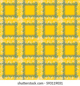 Abstract geometric colorful seamless pattern for background. Decorative backdrop can be used for wallpaper, pattern fills, web page background, surface textures. Old vintage retro energy pattern.