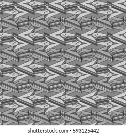 Abstract geometric colorful seamless pattern for background. Decorative backdrop can be used for wallpaper, pattern fills, web page background, surface textures. Old vintage retro energy pattern.