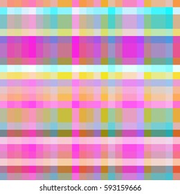 Abstract geometric colorful seamless pattern for background. Decorative backdrop can be used for wallpaper, pattern fills, web page background, surface textures. Old vintage retro energy pattern.