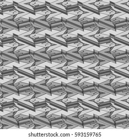 Abstract geometric colorful seamless pattern for background. Decorative backdrop can be used for wallpaper, pattern fills, web page background, surface textures. Old vintage retro energy pattern.