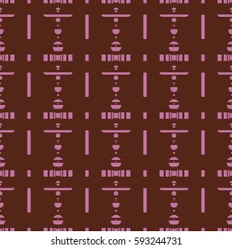 Abstract geometric colorful seamless pattern for background. Decorative backdrop can be used for wallpaper, pattern fills, web page background, surface textures. Old vintage retro energy pattern.