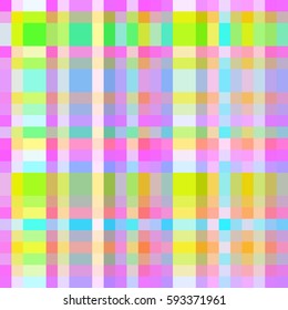 Abstract geometric colorful seamless pattern for background. Decorative backdrop can be used for wallpaper, pattern fills, web page background, surface textures. Old vintage retro energy pattern.