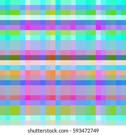Abstract geometric colorful seamless pattern for background. Decorative backdrop can be used for wallpaper, pattern fills, web page background, surface textures. Old vintage retro energy pattern.