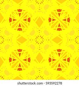 Abstract geometric colorful seamless pattern for background. Decorative backdrop can be used for wallpaper, pattern fills, web page background, surface textures. Old vintage retro energy pattern.