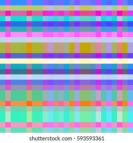 Abstract geometric colorful seamless pattern for background. Decorative backdrop can be used for wallpaper, pattern fills, web page background, surface textures. Old vintage retro energy pattern.
