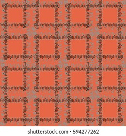 Abstract geometric colorful seamless pattern for background. Decorative backdrop can be used for wallpaper, pattern fills, web page background, surface textures. Old vintage retro energy pattern.
