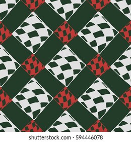 Abstract geometric colorful seamless pattern for background. Decorative backdrop can be used for wallpaper, pattern fills, web page background, surface textures. Old vintage retro energy pattern.