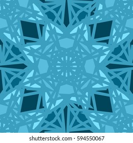Abstract geometric colorful seamless pattern for background. Decorative backdrop can be used for wallpaper, pattern fills, web page background, surface textures. Old vintage retro energy pattern.