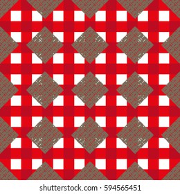 Abstract geometric colorful seamless pattern for background. Decorative backdrop can be used for wallpaper, pattern fills, web page background, surface textures. Old vintage retro energy pattern.