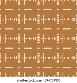 Abstract geometric colorful seamless pattern for background. Decorative backdrop can be used for wallpaper, pattern fills, web page background, surface textures. Old vintage retro energy pattern.