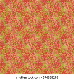Abstract geometric colorful seamless pattern for background. Decorative backdrop can be used for wallpaper, pattern fills, web page background, surface textures. Old vintage retro energy pattern.