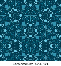 Abstract geometric colorful seamless pattern for background. Decorative backdrop can be used for wallpaper, pattern fills, web page background, surface textures. Old vintage retro energy pattern.