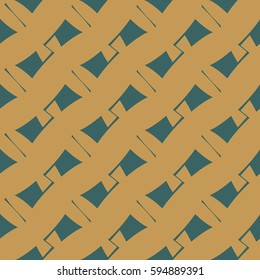 Abstract geometric colorful seamless pattern for background. Decorative backdrop can be used for wallpaper, pattern fills, web page background, surface textures. Old vintage retro energy pattern.