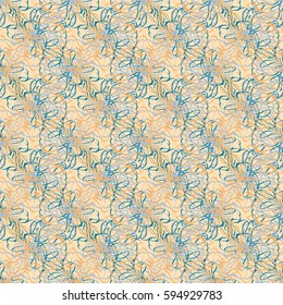 Abstract geometric colorful seamless pattern for background. Decorative backdrop can be used for wallpaper, pattern fills, web page background, surface textures. Old vintage retro energy pattern.