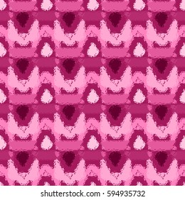 Abstract geometric colorful seamless pattern for background. Decorative backdrop can be used for wallpaper, pattern fills, web page background, surface textures. Old vintage retro energy pattern.