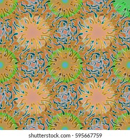 Abstract geometric colorful seamless pattern for background. Decorative backdrop can be used for wallpaper, pattern fills, web page background, surface textures. Old vintage retro energy pattern.