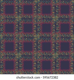 Abstract geometric colorful seamless pattern for background. Decorative backdrop can be used for wallpaper, pattern fills, web page background, surface textures. Old vintage retro energy pattern.