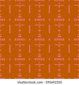 Abstract geometric colorful seamless pattern for background. Decorative backdrop can be used for wallpaper, pattern fills, web page background, surface textures. Old vintage retro energy pattern.