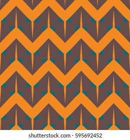 Abstract geometric colorful seamless pattern for background. Decorative backdrop can be used for wallpaper, pattern fills, web page background, surface textures. Old vintage retro energy pattern.
