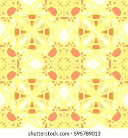Abstract geometric colorful seamless pattern for background. Decorative backdrop can be used for wallpaper, pattern fills, web page background, surface textures. Old vintage retro energy pattern.