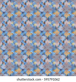 Abstract geometric colorful seamless pattern for background. Decorative backdrop can be used for wallpaper, pattern fills, web page background, surface textures. Old vintage retro energy pattern.