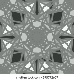 Abstract geometric colorful seamless pattern for background. Decorative backdrop can be used for wallpaper, pattern fills, web page background, surface textures. Old vintage retro energy pattern.