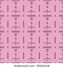 Abstract geometric colorful seamless pattern for background. Decorative backdrop can be used for wallpaper, pattern fills, web page background, surface textures. Old vintage retro energy pattern.