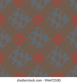 Abstract geometric colorful seamless pattern for background. Decorative backdrop can be used for wallpaper, pattern fills, web page background, surface textures. Old vintage retro energy pattern.