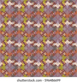 Abstract geometric colorful seamless pattern for background. Decorative backdrop can be used for wallpaper, pattern fills, web page background, surface textures. Old vintage retro energy pattern.