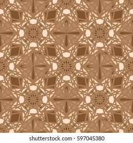 Abstract geometric colorful seamless pattern for background. Decorative backdrop can be used for wallpaper, pattern fills, web page background, surface textures. Old vintage retro energy pattern.