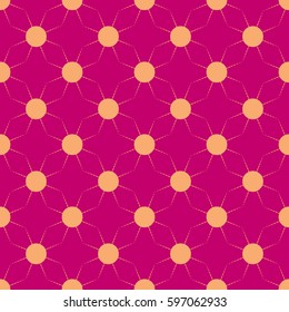 Abstract geometric colorful seamless pattern for background. Decorative backdrop can be used for wallpaper, pattern fills, web page background, surface textures. Old vintage retro energy pattern.