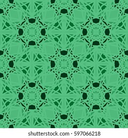 Abstract geometric colorful seamless pattern for background. Decorative backdrop can be used for wallpaper, pattern fills, web page background, surface textures. Old vintage retro energy pattern.
