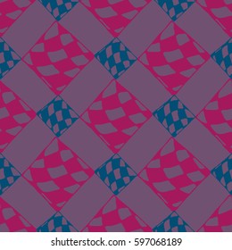 Abstract geometric colorful seamless pattern for background. Decorative backdrop can be used for wallpaper, pattern fills, web page background, surface textures. Old vintage retro energy pattern.