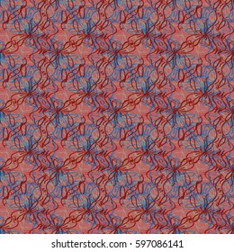 Abstract geometric colorful seamless pattern for background. Decorative backdrop can be used for wallpaper, pattern fills, web page background, surface textures. Old vintage retro energy pattern.