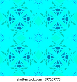 Abstract geometric colorful seamless pattern for background. Decorative backdrop can be used for wallpaper, pattern fills, web page background, surface textures. Old vintage retro energy pattern.