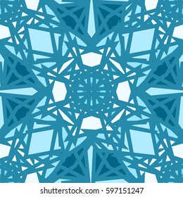 Abstract geometric colorful seamless pattern for background. Decorative backdrop can be used for wallpaper, pattern fills, web page background, surface textures. Old vintage retro energy pattern.