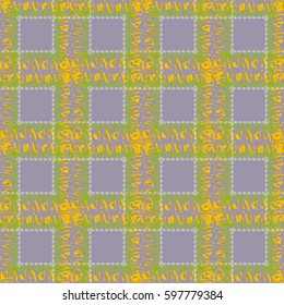 Abstract geometric colorful seamless pattern for background. Decorative backdrop can be used for wallpaper, pattern fills, web page background, surface textures. Old vintage retro energy pattern.