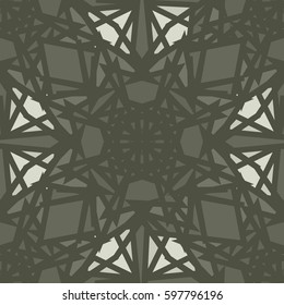 Abstract geometric colorful seamless pattern for background. Decorative backdrop can be used for wallpaper, pattern fills, web page background, surface textures. Old vintage retro energy pattern.