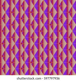 Abstract geometric colorful seamless pattern for background. Decorative backdrop can be used for wallpaper, pattern fills, web page background, surface textures. Old vintage retro energy pattern.