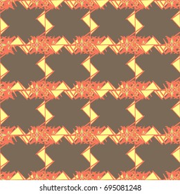 Abstract geometric colorful seamless pattern for background. Decorative backdrop can be used for wallpaper, pattern fills, web page background, surface textures. Old vintage retro energy pattern.