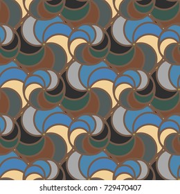 Abstract geometric colorful seamless pattern for background texture.