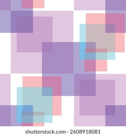 abstract geometric colorful seamless vector pattern