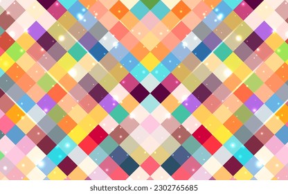 Abstract geometric colorful shine vector background.