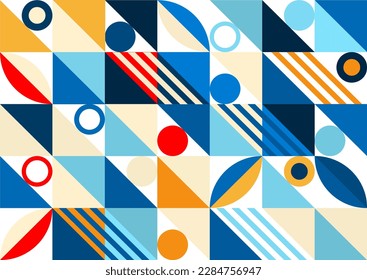Resumen de fondo vectorial geométrico colorido para afiches, web, página de aterrizaje, portada, anuncio, tarjeta de saludo, promoción.